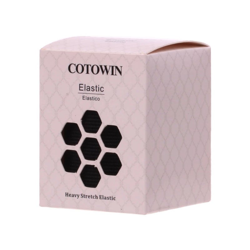 COTOWIN 3-inch Wide Black Heavy Stretch High Elasticity Knit Elastic Band 3 Yards - Image 3